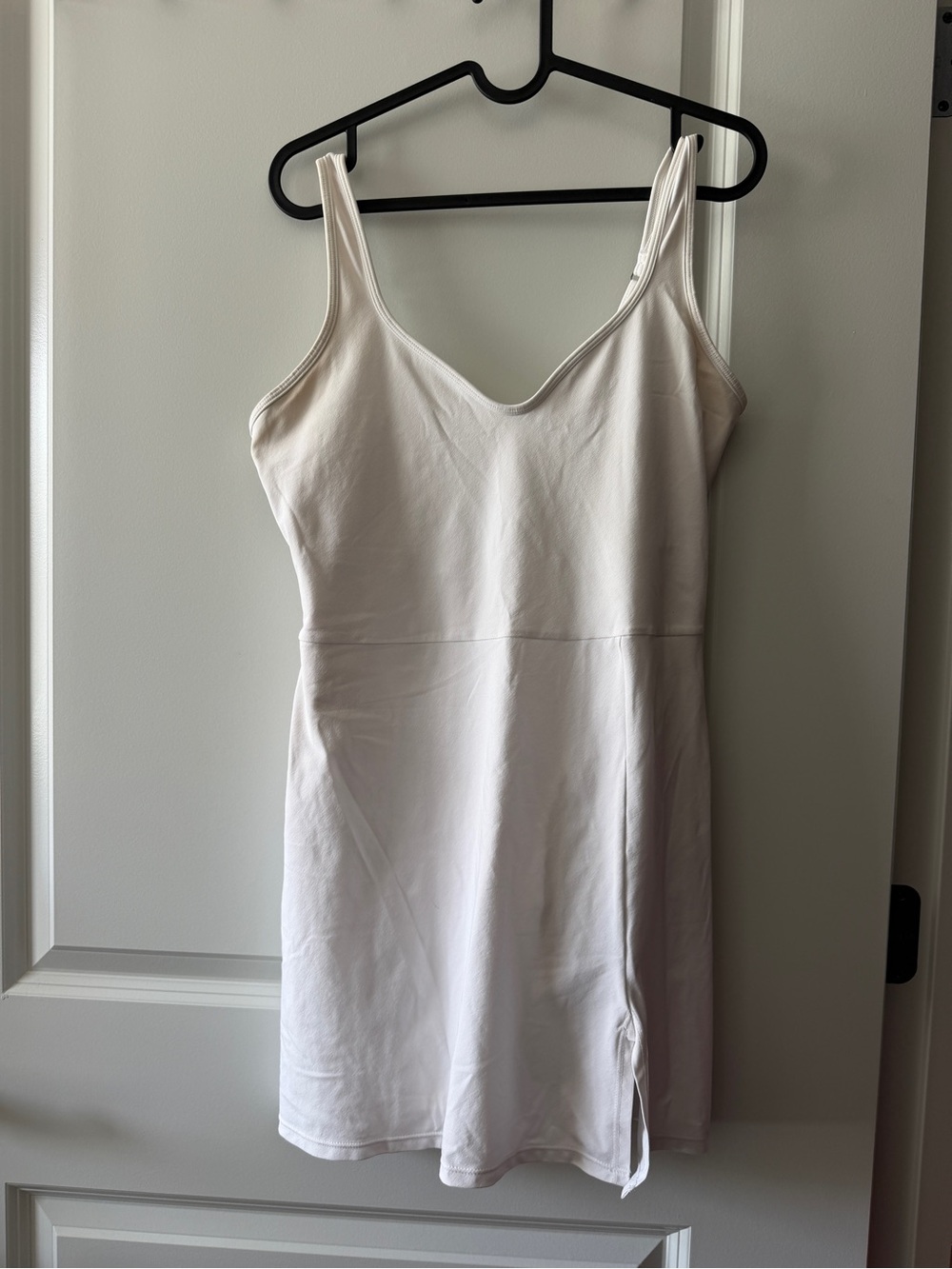 Abercrombie & Fitch White Active Dress with Sweetheart Neckline
